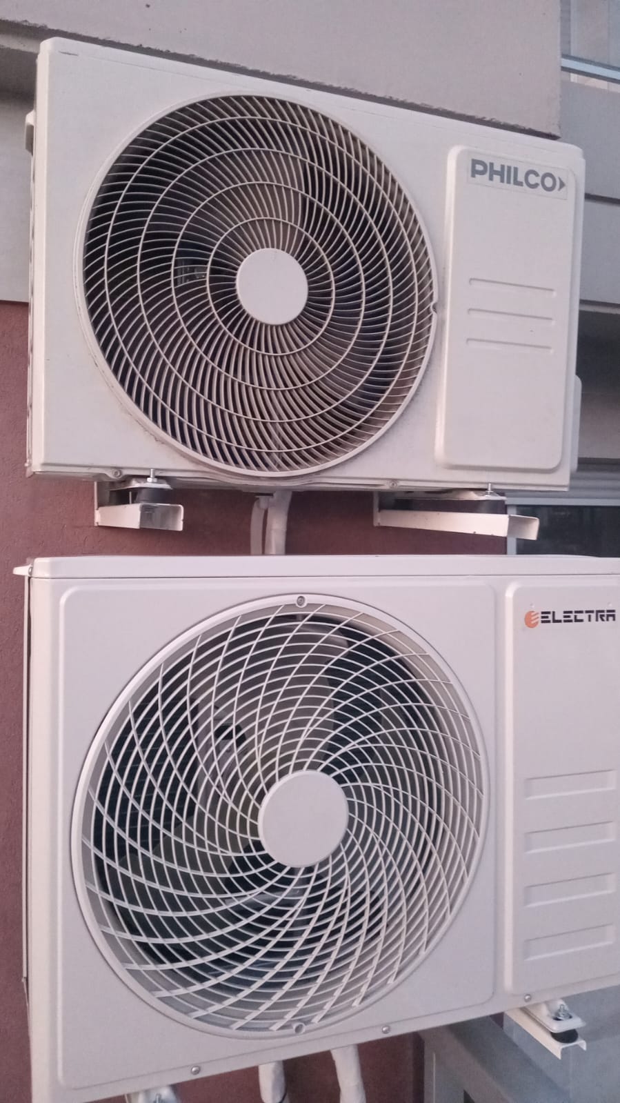 Instalación doble aire